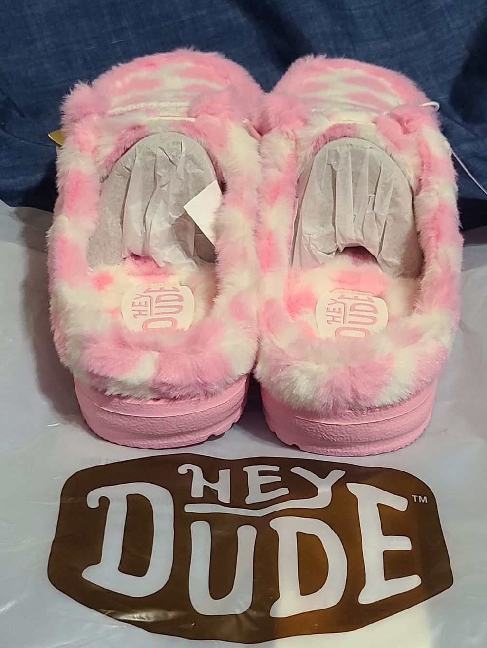 Hey Dude Wendy Heart Slippers, New In Original Packaging!  Womens 10 - Picture 9 of 10